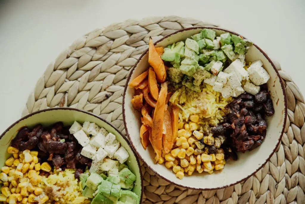 Sweet potato salad bowl