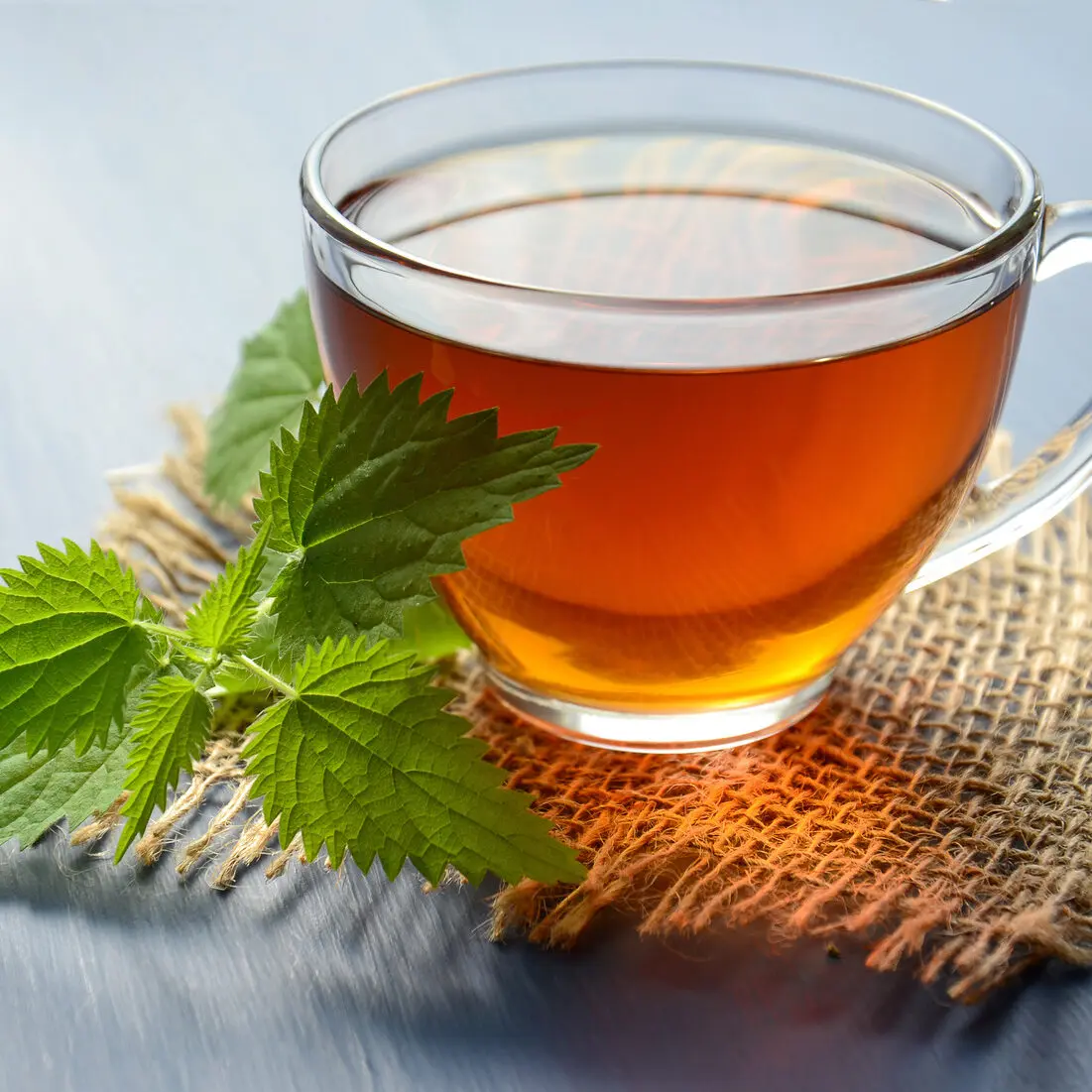 Cup of peppermint tea